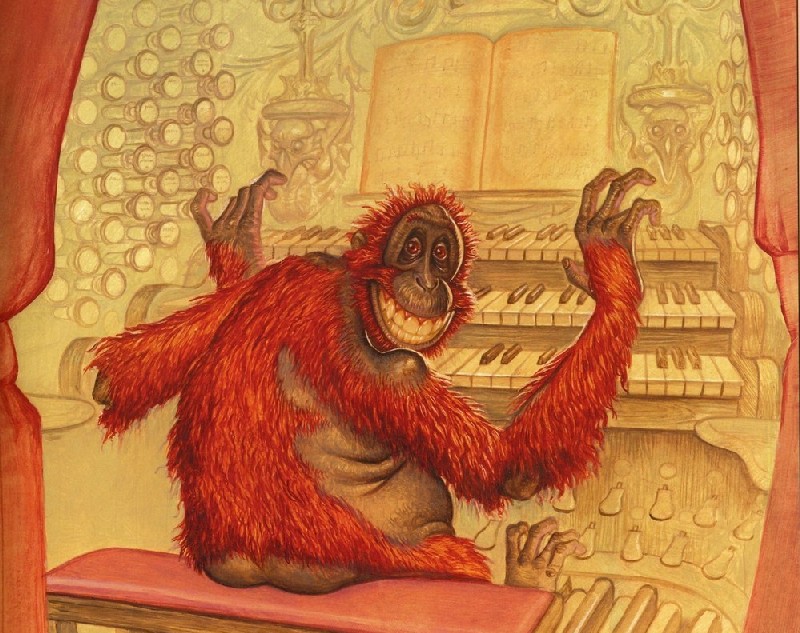 Terry Pratchett ilustracja z książki
