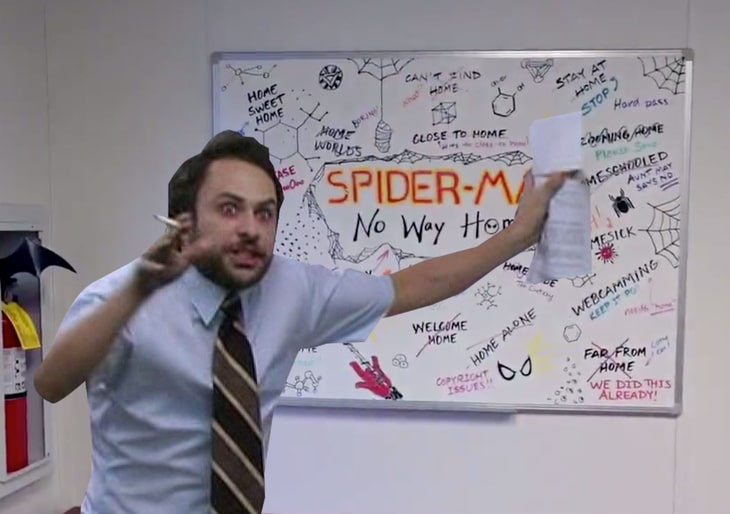 Spider-Man: No Way Home, meme with MCU board