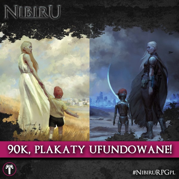 Nibiru RPG dwa plakaty ufundowane