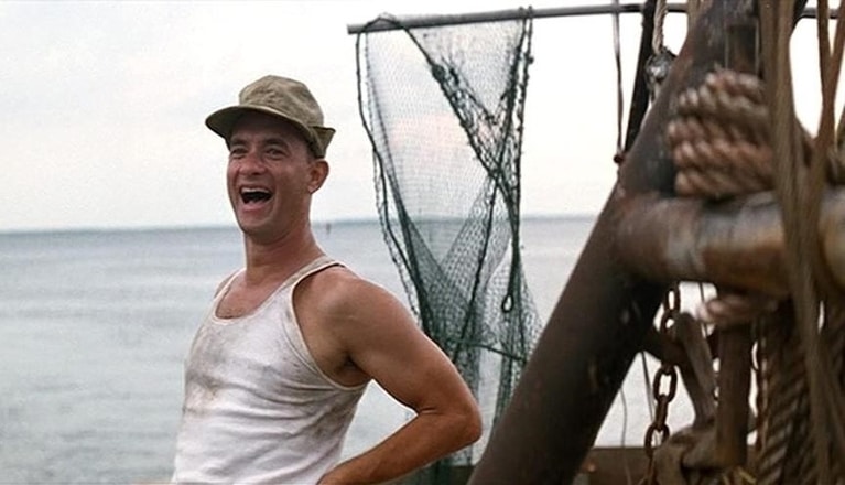 Scena z filmu Forrest Gump