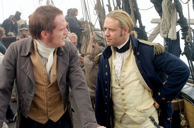 Jack Aubrey z filmu Pan i władca: Na krańcu świata