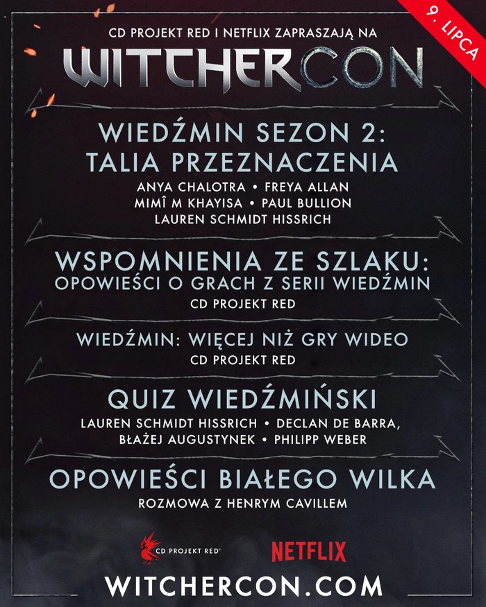 WitcherCon_plan of the event