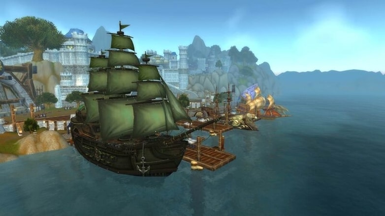 Statek Daelina Proudmoore'a z World of Warcraft