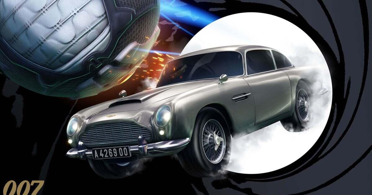 The iconic Aston Martin of James Bond went to the Rocket League