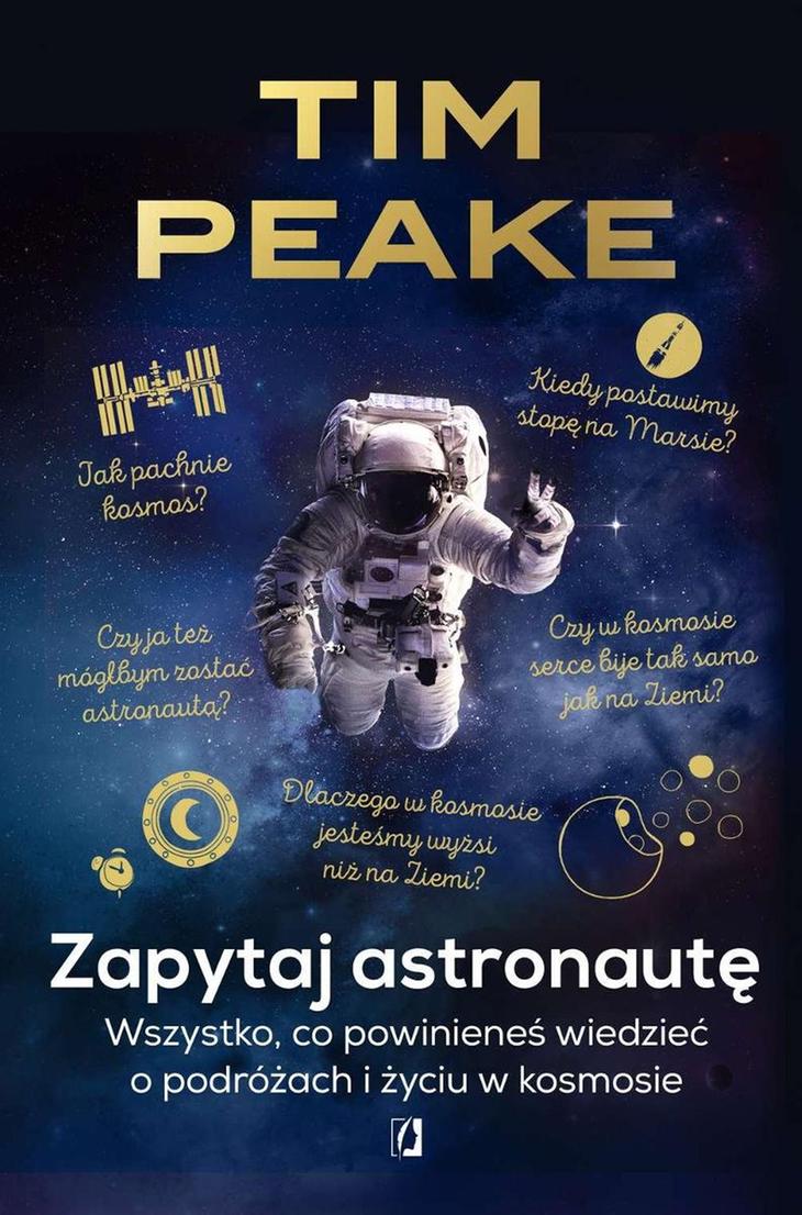 Zapytaj astronautę Tim Peake – okładka książki