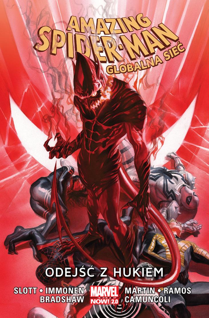Amazing Spider-Man. Globalna sieć. Odejść z hukiem Humberto Ramos – okładka książki