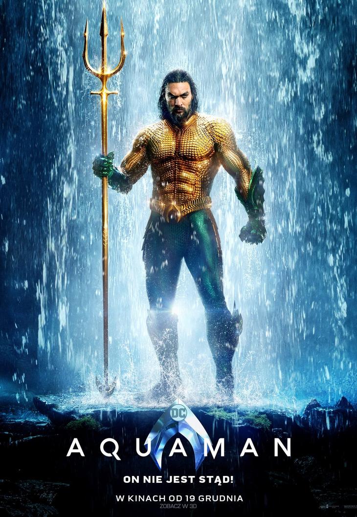 Aquaman James Wan – plakat filmu