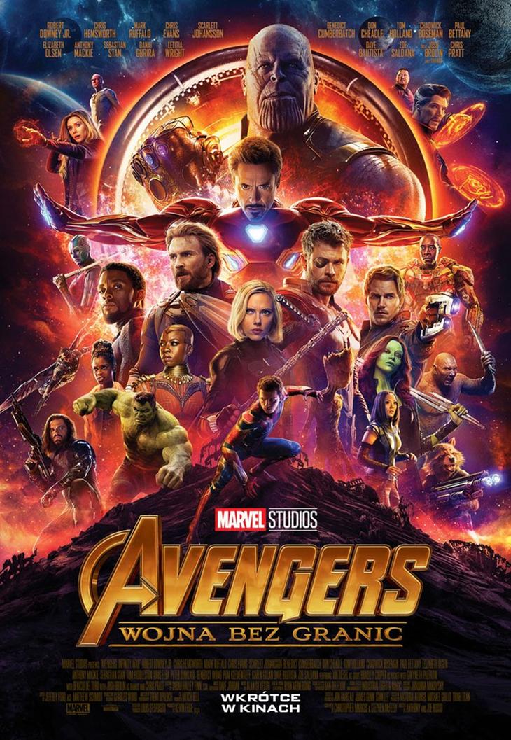 Avengers: Wojna bez granic Anthony Russo – plakat filmu