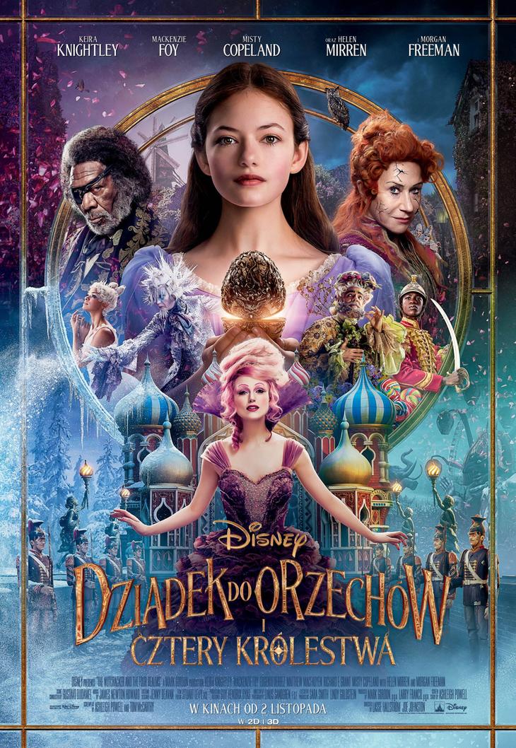 Dziadek do Orzechów i Cztery Królestwa Lasse Hallström – plakat filmu