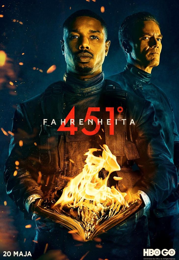Fahrenheit 451 Ramin Bahrani – plakat filmu