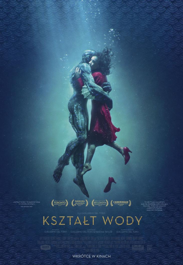 Kształt wody Guillermo del Toro – plakat filmu