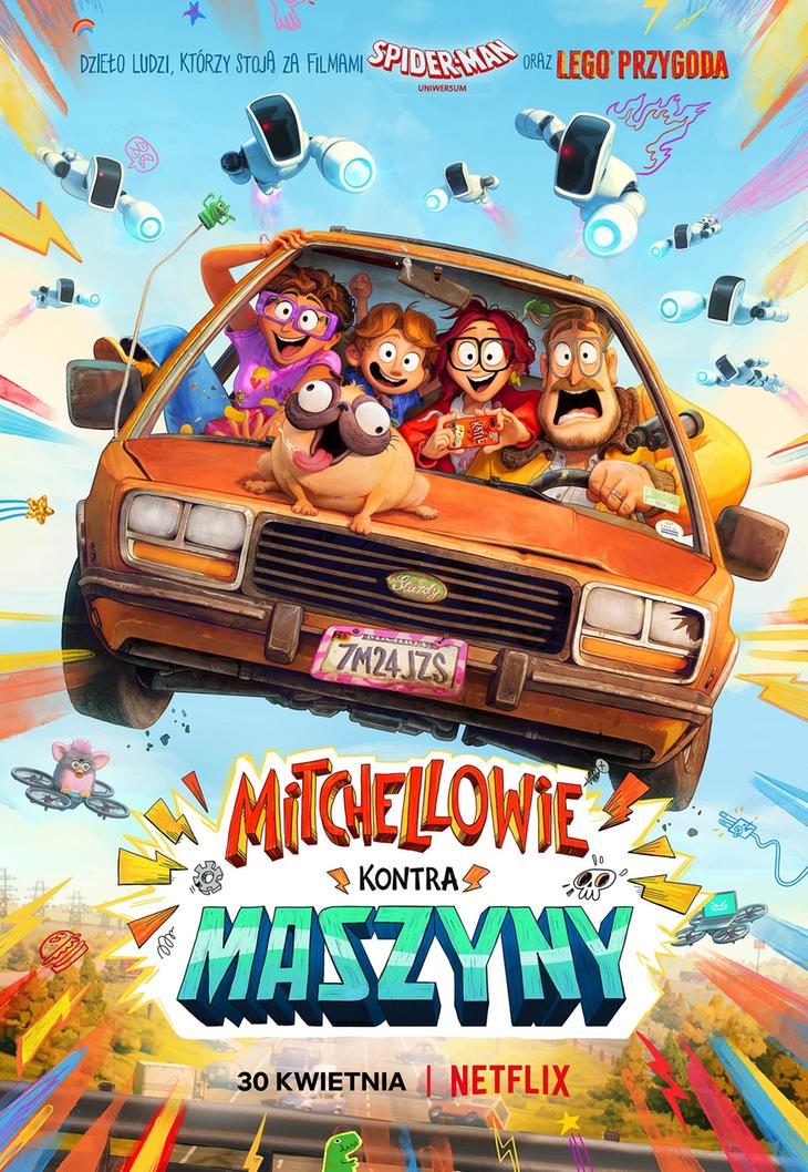 Mitchellowie kontra maszyny Michael Rianda – plakat filmu