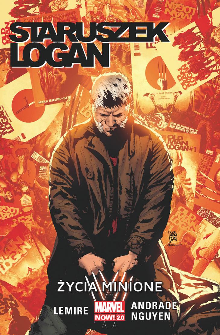 Staruszek Logan: Życia minione Jeff Lemire – okładka książki