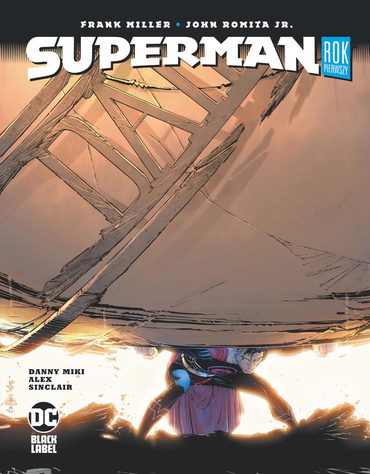 Superman: Rok Pierwszy Frank Miller – okładka książki