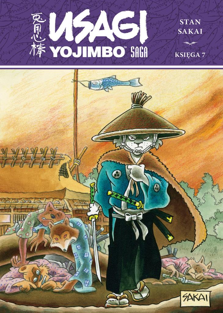 Usagi Yojimbo. Saga tom 7 Stan Sakai – okładka książki