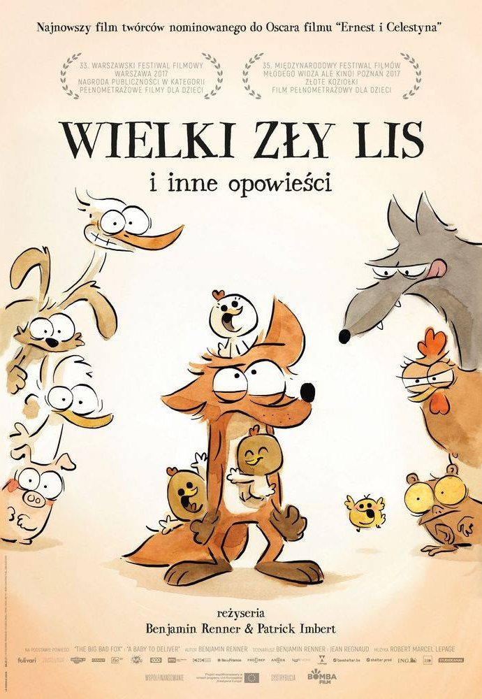 Wielki zły lis i inne opowieści Patrick Imbert – plakat filmu