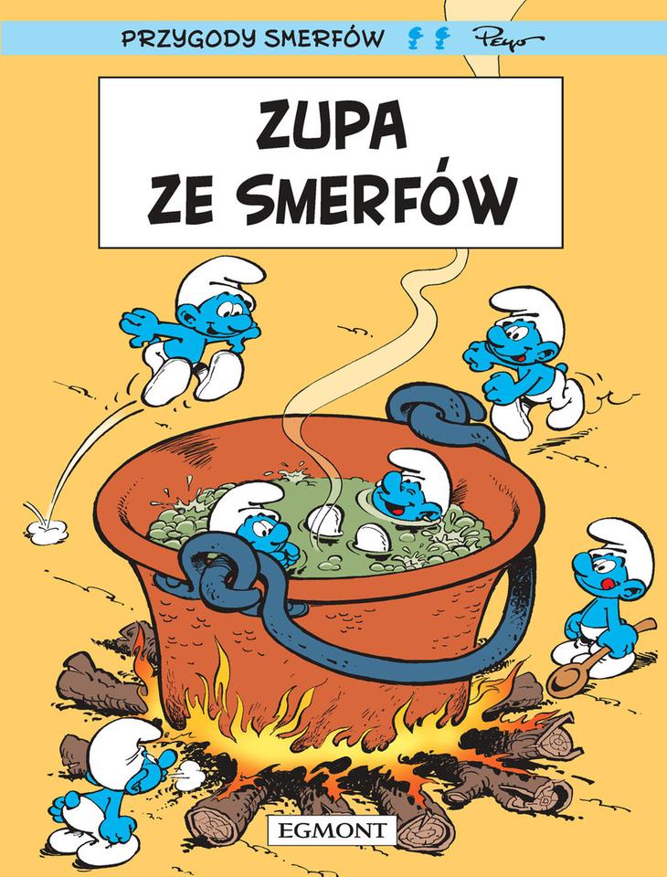 Zupa ze Smerfów Peyo – okładka książki