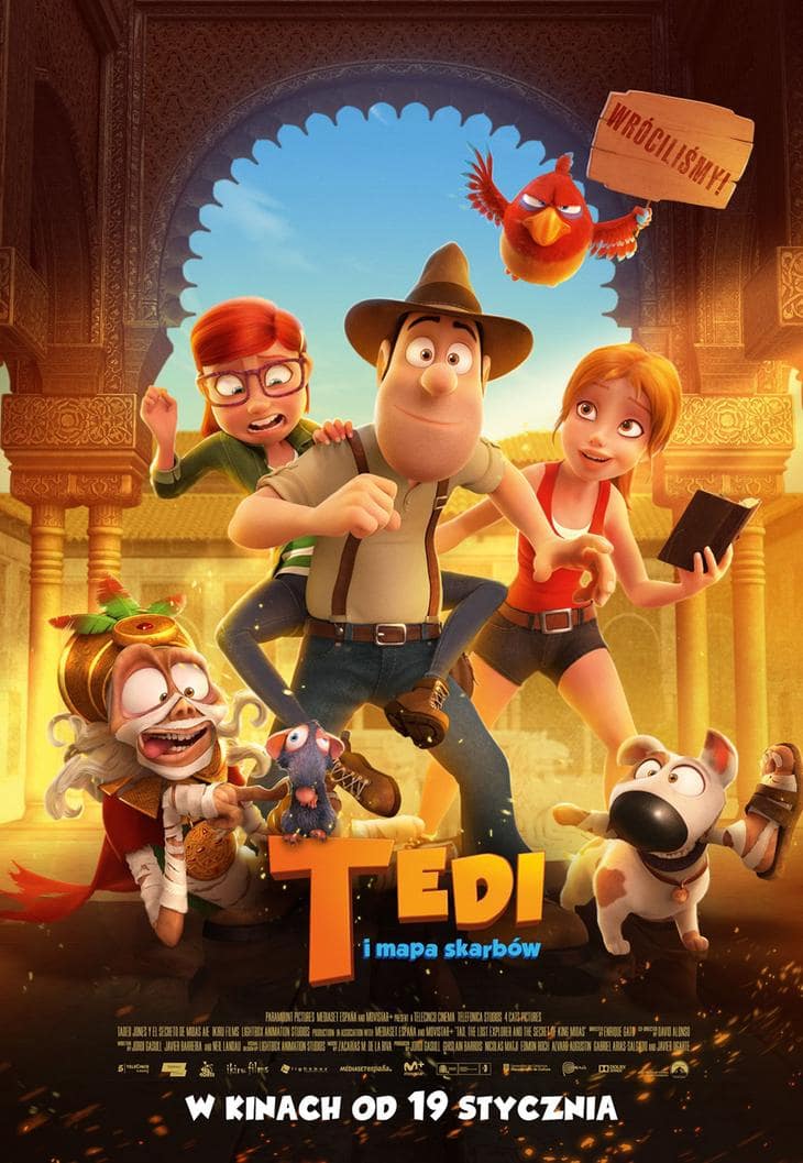 Tedi i mapa skarbów Enrique Gato – plakat filmu