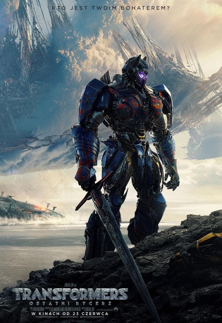 Transformers: Ostatni rycerz Michael Bay – plakat filmu