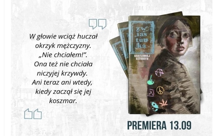 Zdjęcie promocyjne książki Zwiastunka