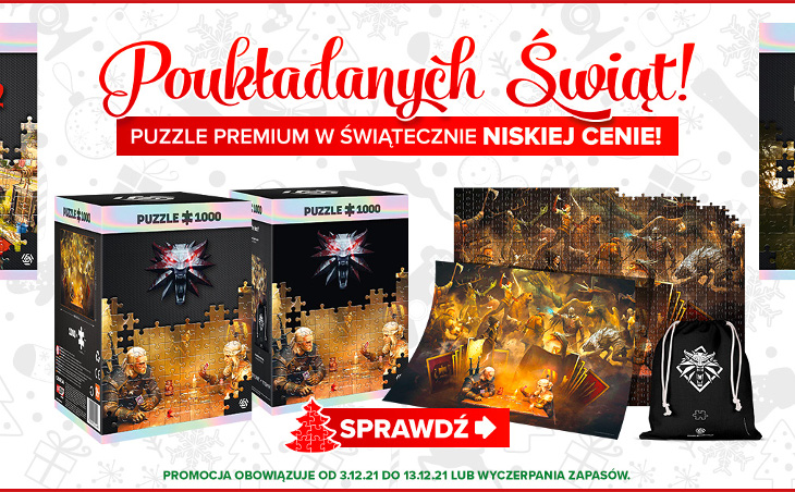 Puzzle dla graczy teraz w świątecznie niskich cenach!