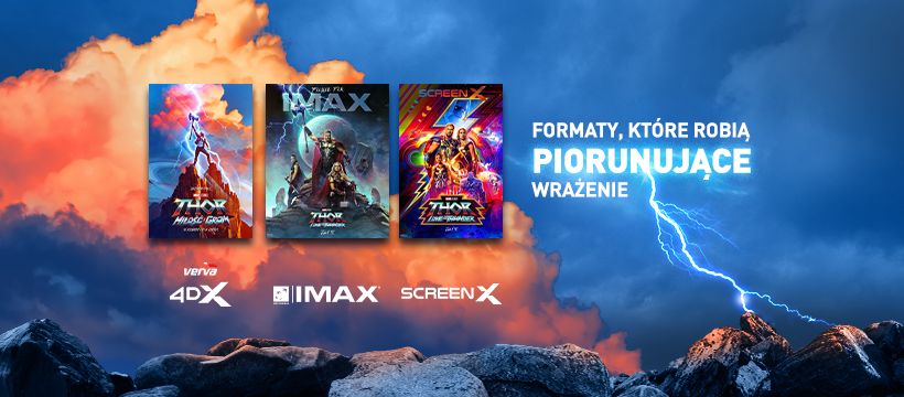 "Thor: Miłość i grom" – bóg piorunów rządzi w IMAX, 4DX i ScreenX