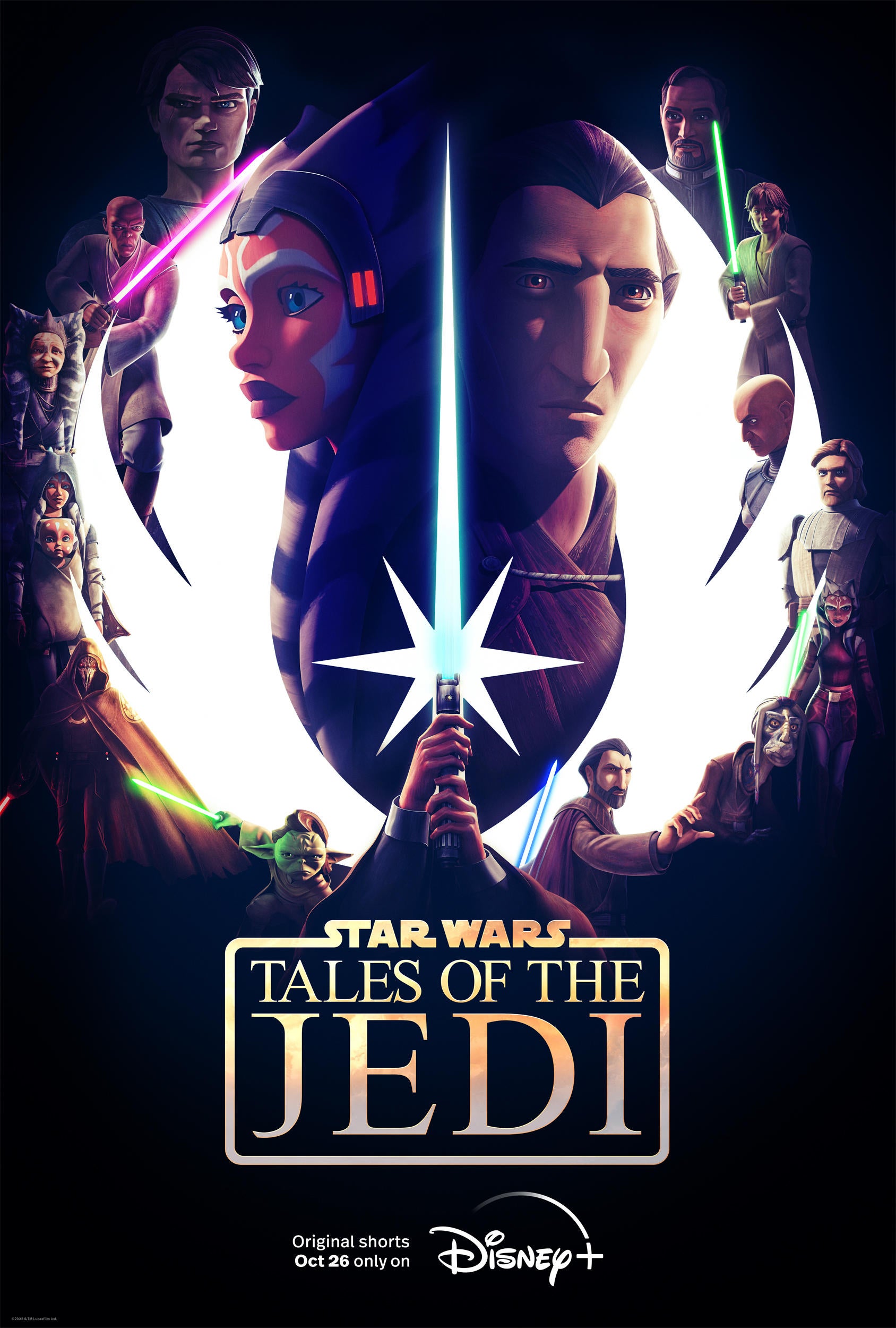 New poster for "Star Wars: Tales of the Jedi"!