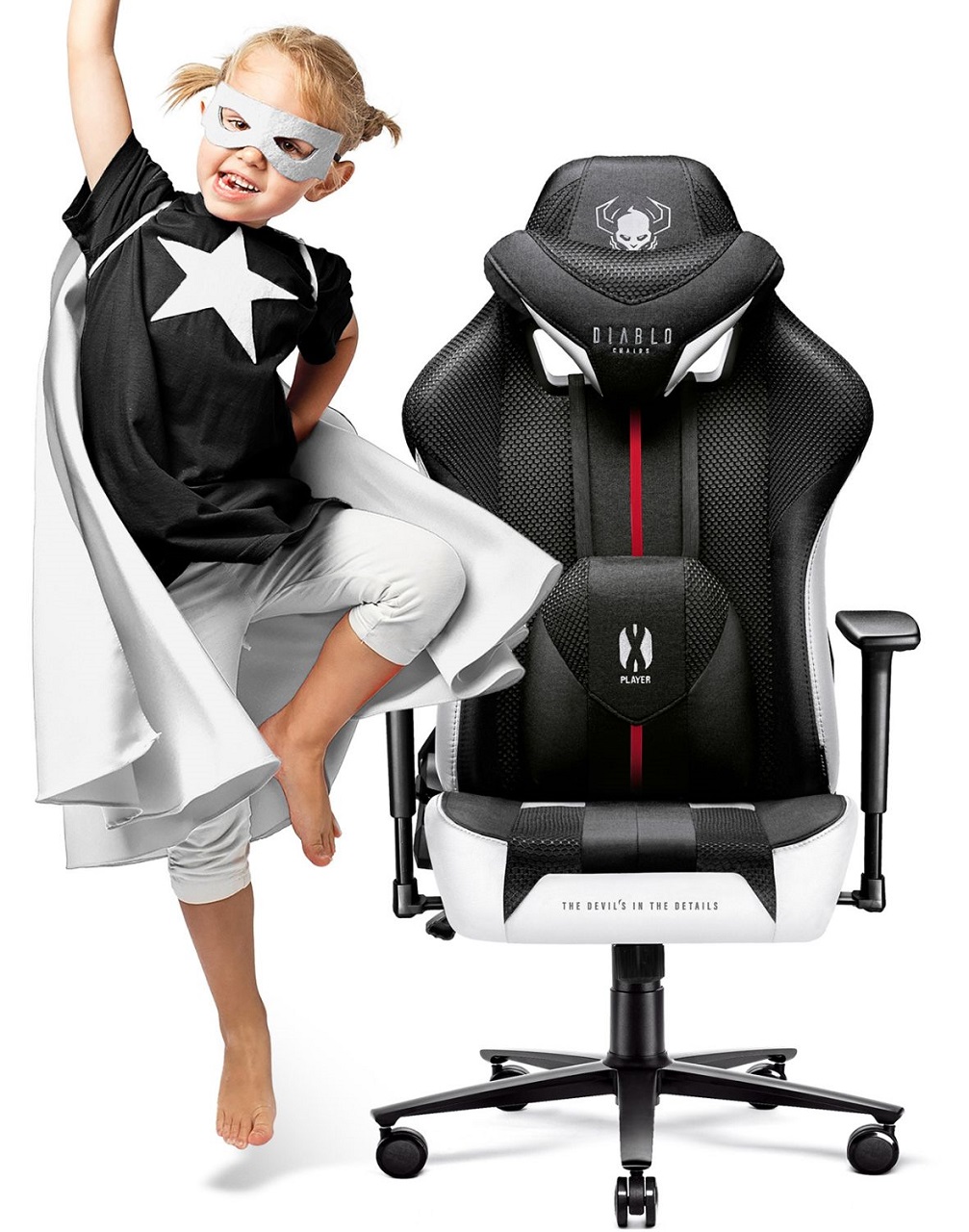 diablo x player kids gaming chair for children