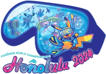 Pokemon Worlds 24 - nurkujący Pikachu jako maskotka imprezy