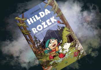 Magiczny świat widziany oczami dziecka – recenzja komiksu „Hilda i Rożek. Ucieczka przed deszczem”
