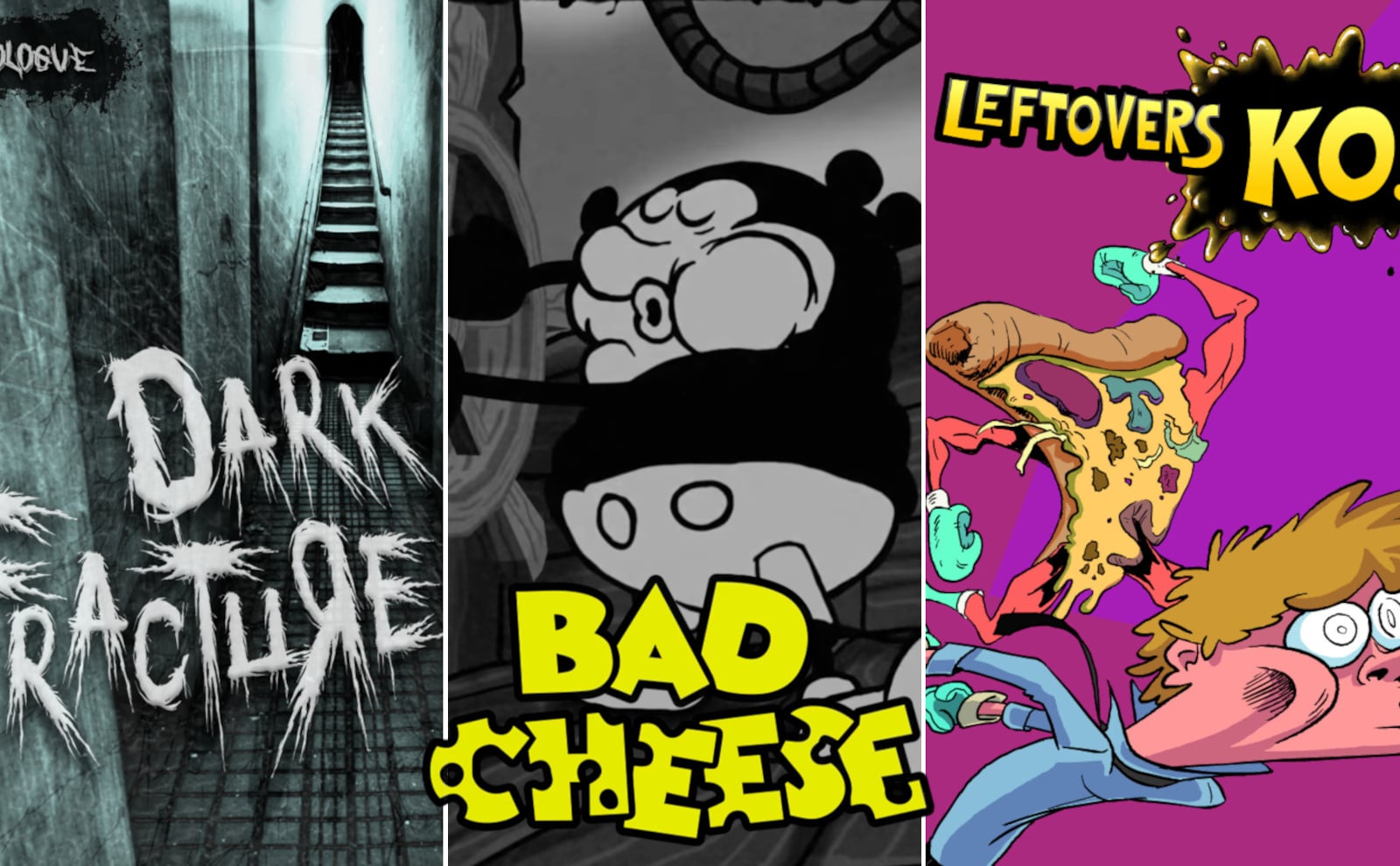 Feardemic demos: Dark Fracture, Bad Cheese, Leftovers KO!